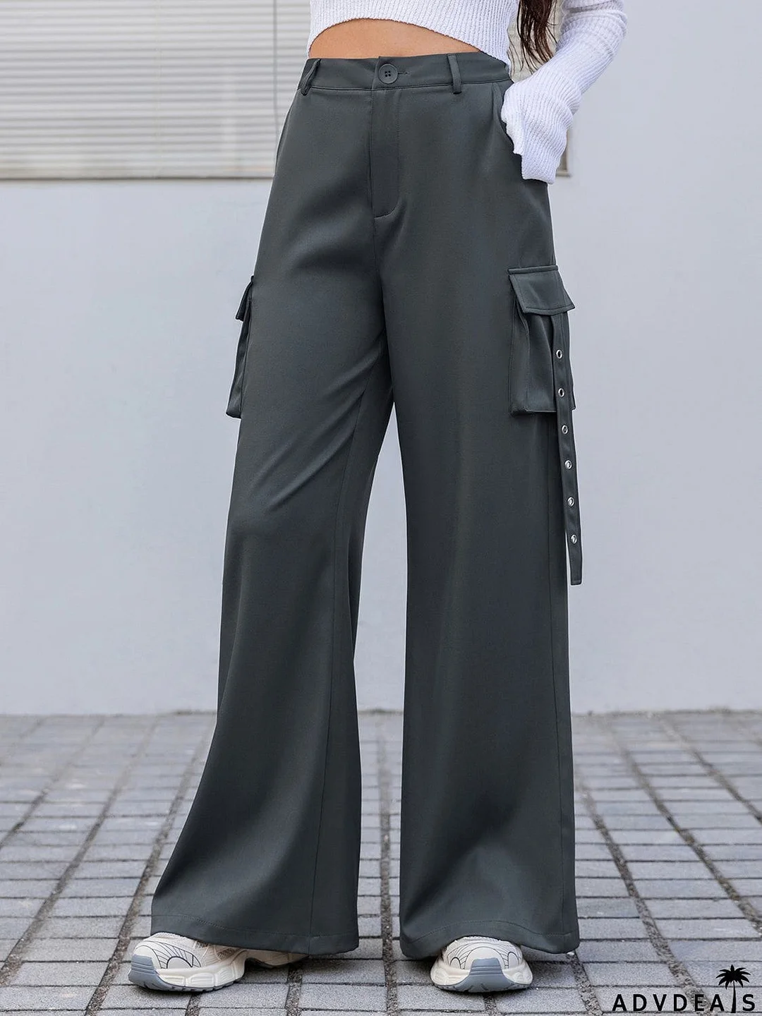 Wide Leg Cargo Pants