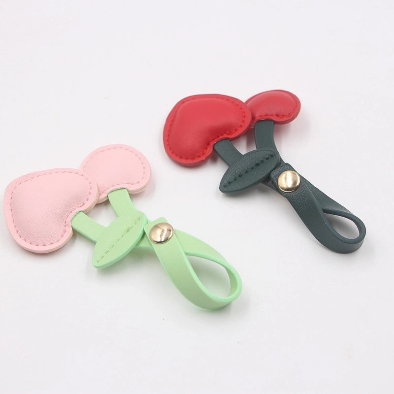 Pastoral Style Cherry Leather Bag High-end Pendant Cherry Retro Bag Keychain Hanging Ornaments