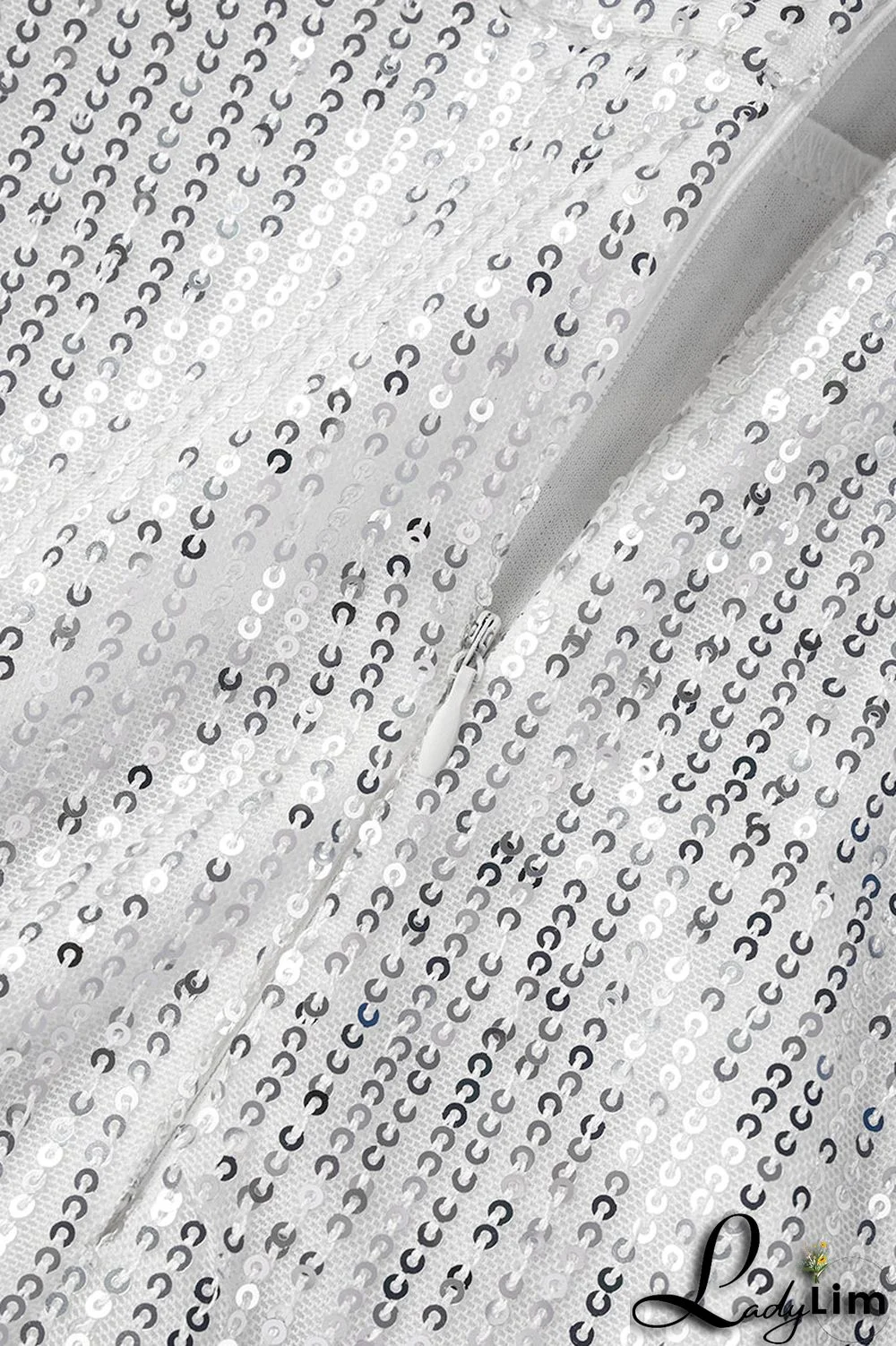 Black Sexy Solid Sequins Patchwork Slit Halter Evening Dress Dresses