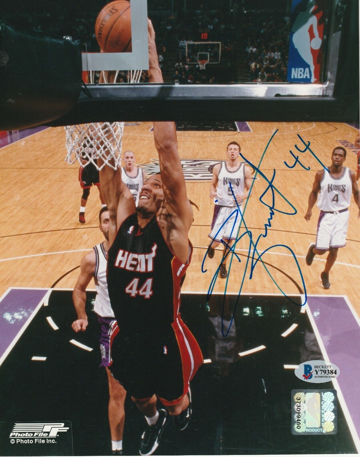 BRIAN GRANT Signed Miami HEAT 8x10 Photo Poster painting w/ Beckett COA (BAS)