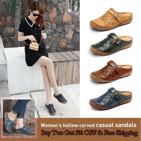 Wow!! |  49% OFF |Women's Hollow Carved Casual Sandals