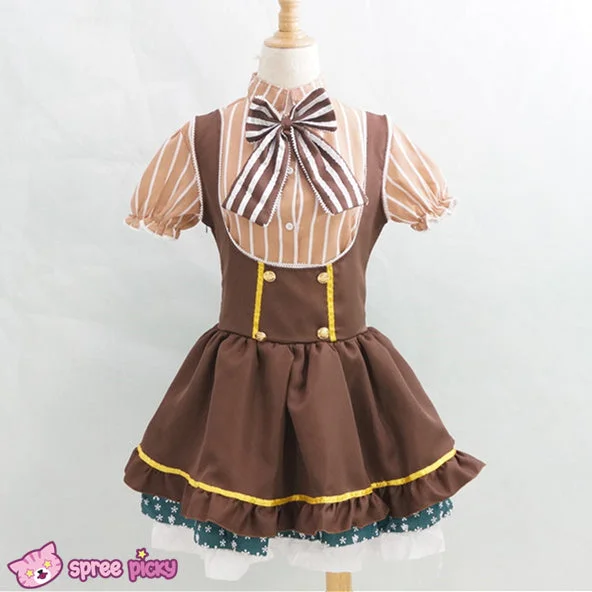 [Clearance]Cosplay Love Live Candy Princess Koizumi Hanayo Maid Dress Set SP151725