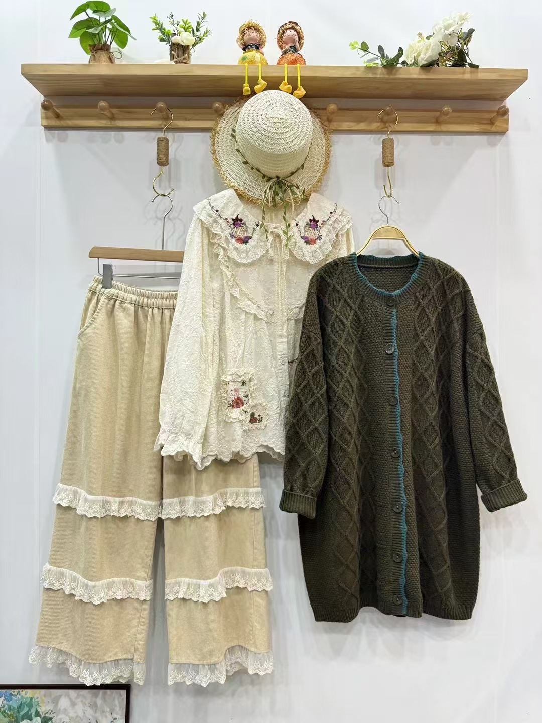 Chicfifth Sweater Women Winter Long Sleeve High Quality Autumn Vintage Top Knitted Cardigan