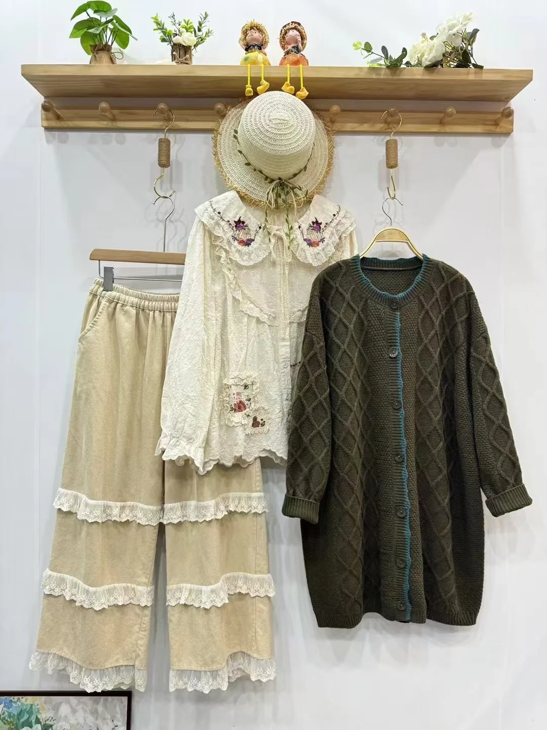 Chicfifth Sweater Women Winter Long Sleeve High Quality Autumn Vintage Top Knitted Cardigan