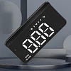 Car HUD Big Font Digital HUD Security Alarm Digital Speedometer Auto Accessories