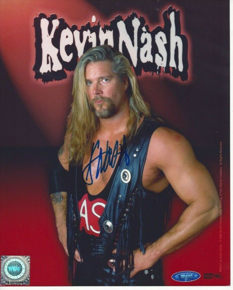 Kevin Nash Autographed 8x10 WWE WWF WCW NWORare C314