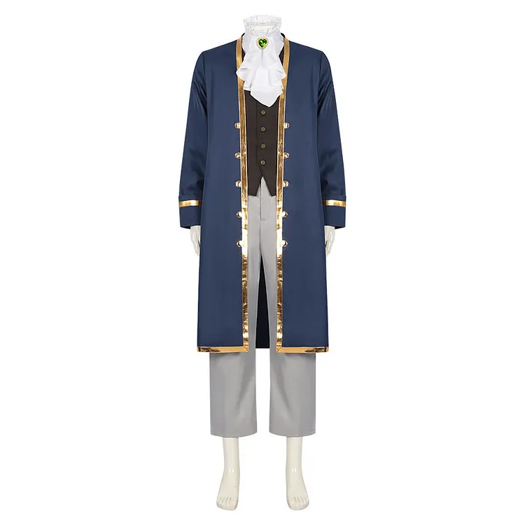 Frieren: Beyond Journey's End 2023 Lugner Blue Set Cosplay Costume Outfits Halloween Carnival Suit