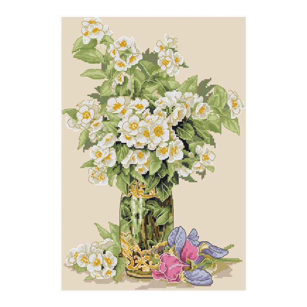

Little yellow flower - 14CT Stamped Cross Stitch - 43*31cm, 501 Original