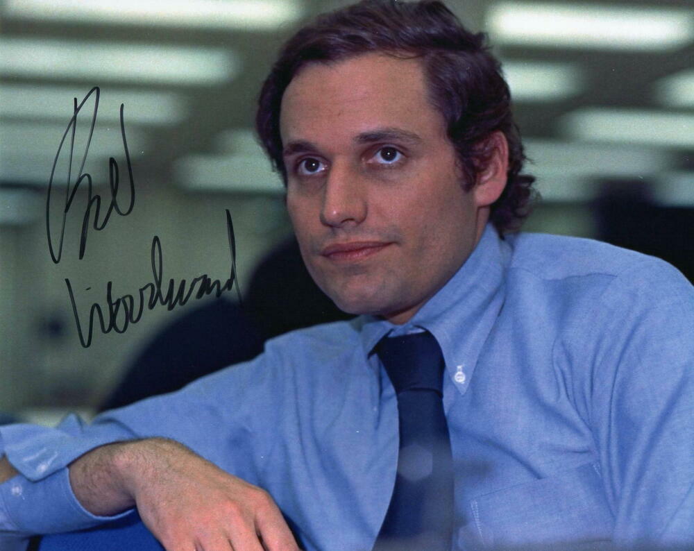 BOB WOODWARD SIGNED AUTOGRAPH 8X10 Photo Poster painting - THE WASHINGTON POST EDITOR, WATERGATE