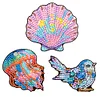 3Pcs Animal DIY Diamond Painting Hairpin Handmade Diamond Barrette Art for Girls