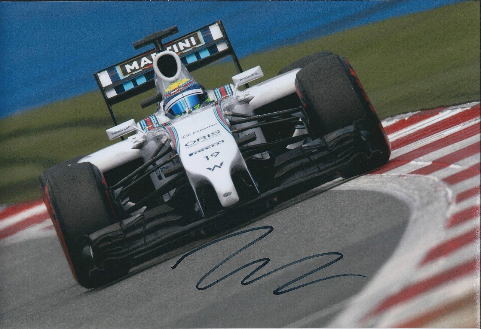 Felipe MASSA Signed Autograph Photo Poster painting Williams F1 Autograph AFTAL COA Spielberg GP