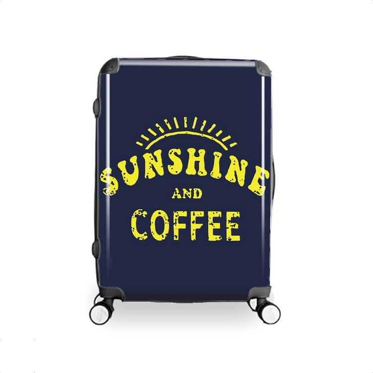 Sunshine And Coffee, Coffee Hardside Luggage