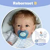 So Real 20" Johnson Truly Reborn Baby Toddler Doll Boy, Weighted for Realism and Poseable with "Heartbeat" and Coos - RBBI-Myrebornbabydoll® Myrebornbabydoll®