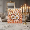 (Pre-Framed)Flowers-Special Shape Diamond Painting Kit(25x25cm)