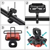 Universal Bicycle Speaker Mount Fixed Holder for JBL GO 4/GO 3/GO 2 BT Speaker