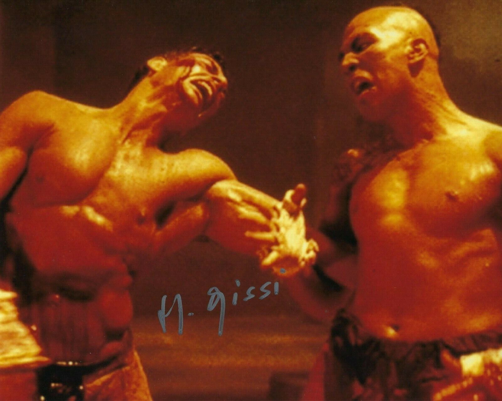 GFA Kickboxer Movie 2 Tong Po * MICHEL QISSI * Signed 8x10 Photo Poster painting PROOF MH11 COA