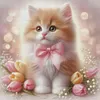 (Multi-Style) Flowers Cats-11CT Stamped Cross Stitch 50*50cm/19.69*19.69in tapestrymarket