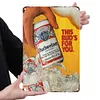 Bi&egrave;re Budweiser - Panneaux en &eacute;tain m&eacute;tallique(20*30cm/30*40cm)