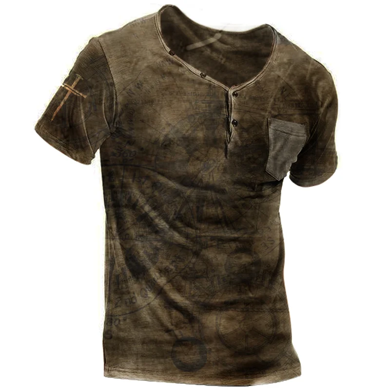 Cross Print T-shirt / [viawink] /