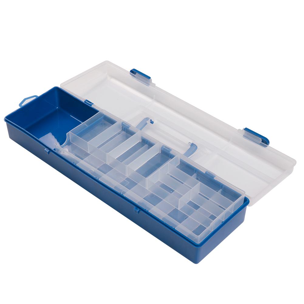 

Fishing Baits Case Double Sided Plastic Lure Boxes Fishing Tackle Storage, Blue, 501 Original