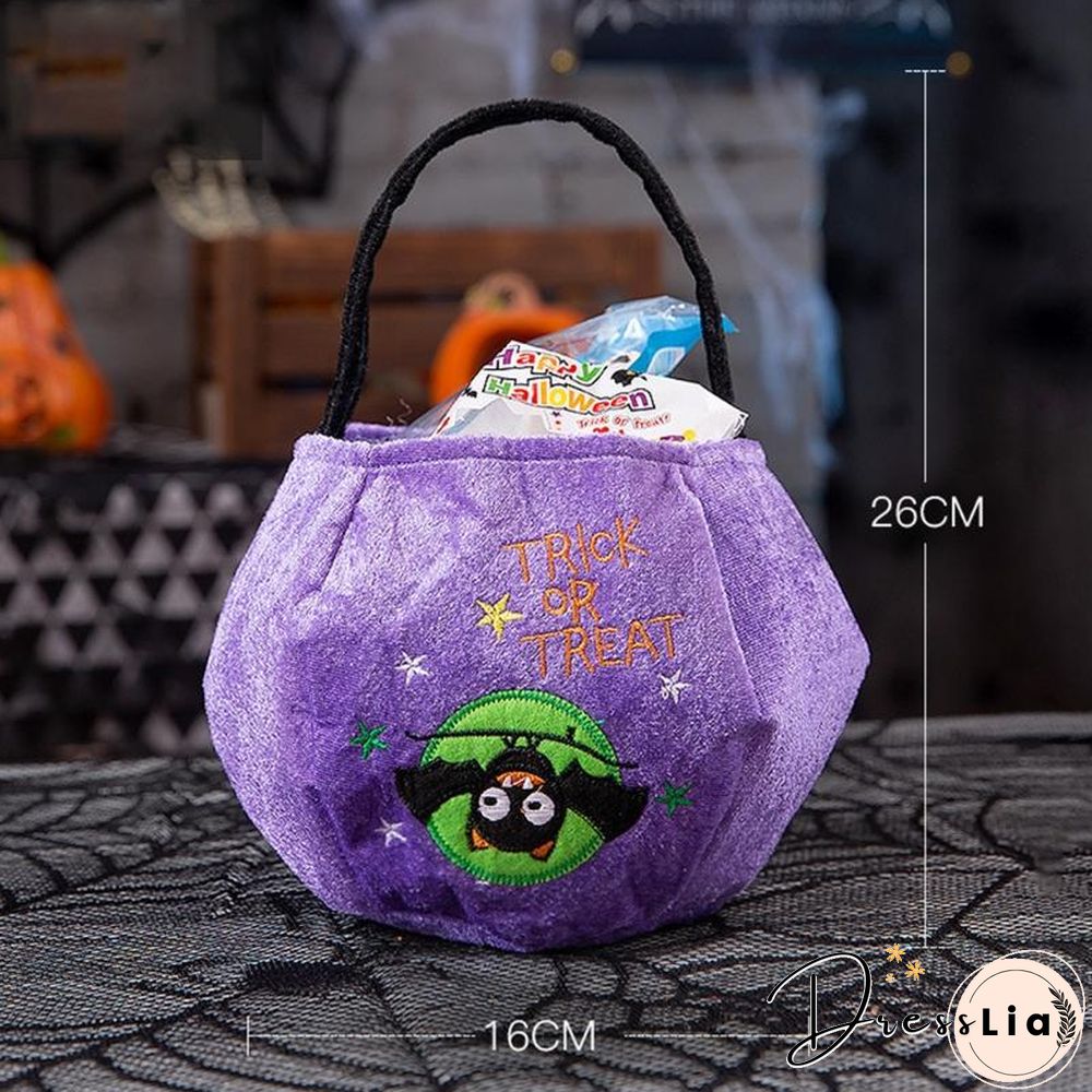 Halloween Candy Bag Gifts Bag Party Favors Storage Pouch Protable Handbag