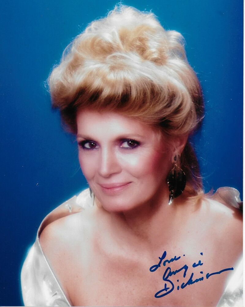 Angie Dickinson Original Autographed 8X10 Photo Poster painting #57