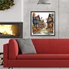 Halloween Pumpkin Street-Full Round Diamond Painting 30*30CM
