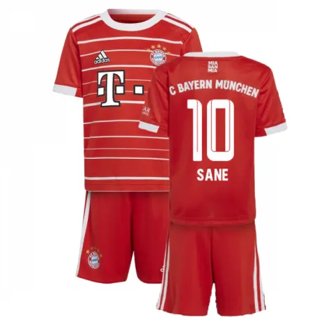 Bayern Munich Leroy Sané 10 Home Shirt Kids & Junior Mini Kit 2022-2023