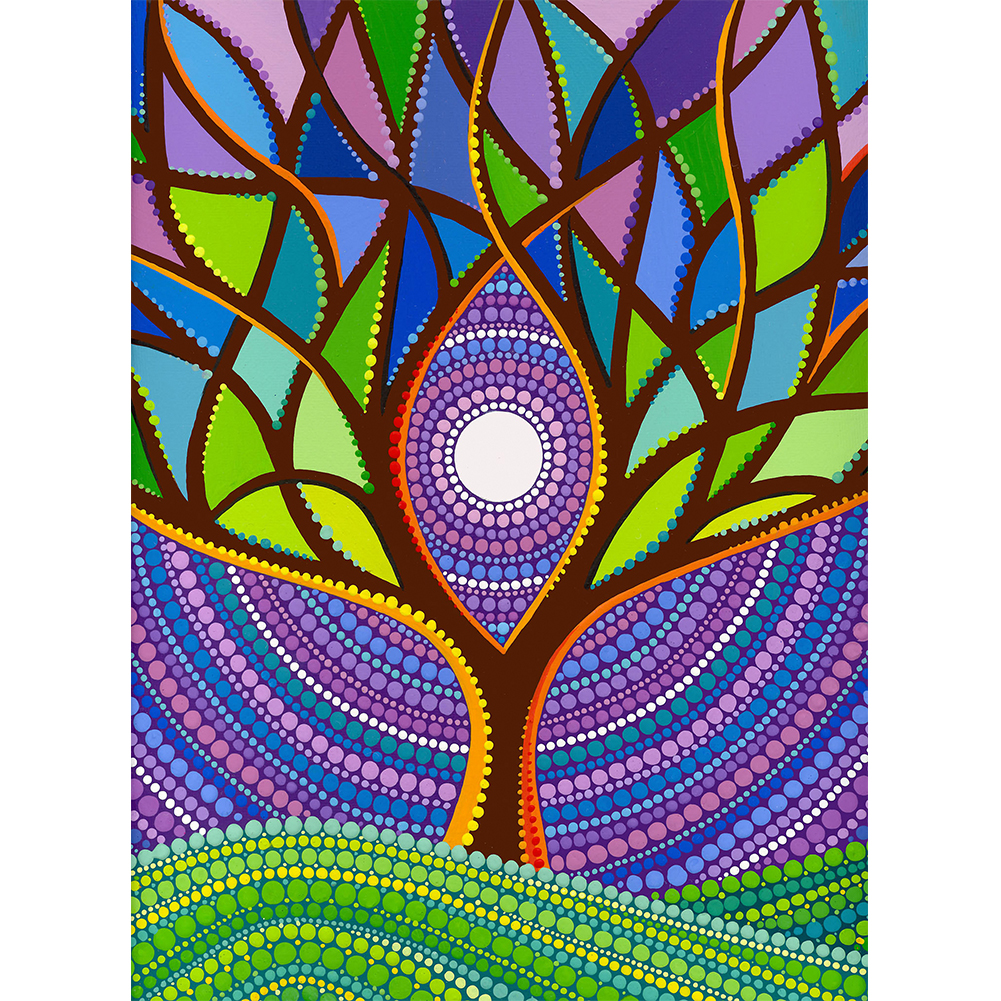 

Life Tree - Crystal Round Drill Diamond Painting - 30*40CM, 501 Original