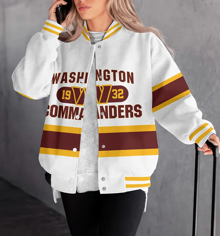 Washington Commanders Women Limited Edition   Full-Snap  Casual Jacket