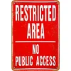 Warning - Vintage Metal Signs(12*16Inch) - Warning