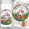 Diamond Painting Hanging Christmas Bird Wreath Kit Home Door Decor