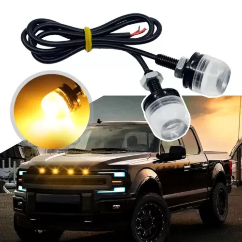 Dronehint Motorcycle Parts SMD LED License Plate Tail Light Bolt Screw Turn Signal Lights (For: Acura) Parts