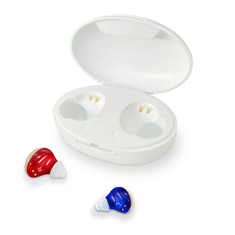 In-Ear Hearing Aids Invisible Enhancer Rechargeable Mini Sound Amplifier UK