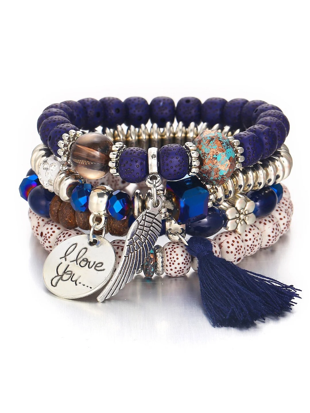 Women's I love You Tassel Bracelet