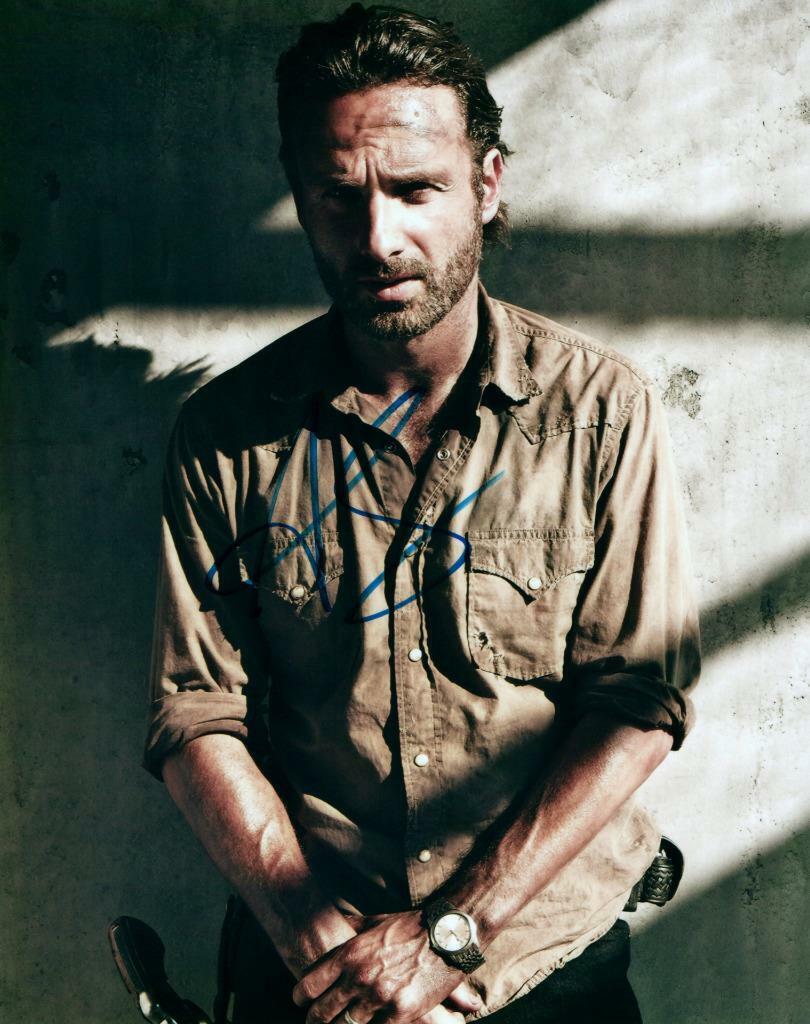 Andrew Lincoln autographed 8x10 signed Photo Poster painting Picture Pic and COA