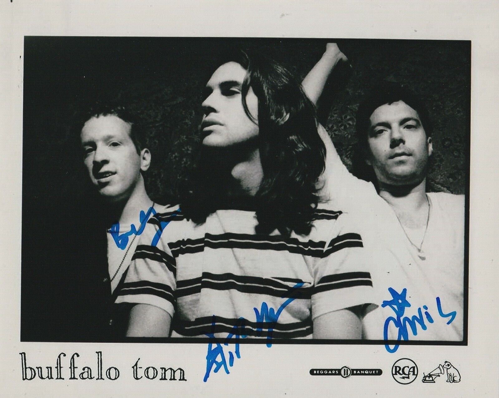 * BUFFALO TOM * signed autographed 8x10 Photo Poster painting * BILL, CHRIS & TOM * 1