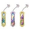 3Pcs DIY Lavender Diamond Painting Bookmarks