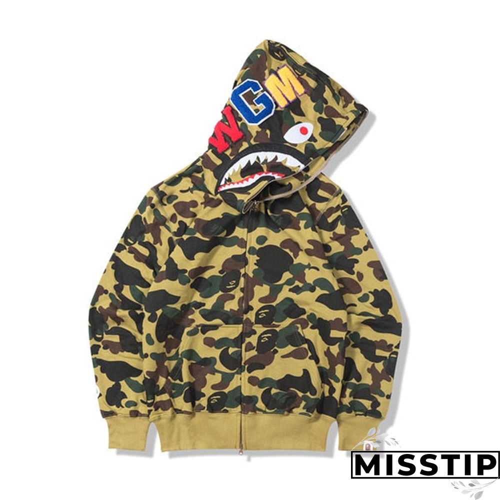 Jessic Camouflage Classic Sweater Thin Zipper Hoodie Couple Sweater Zip Hoodie Women Jacket Coat New