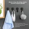 Crochet solide &agrave; ventouse murale sans percer de trous