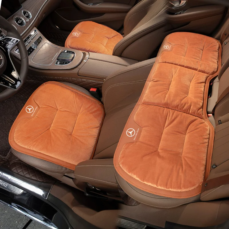 Car short plush winter seat cushion