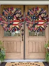 4th of July Wreath Patriotic American Wreath for Independence Day & Memorial Day