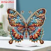 Diamond Painting Gorgeous Butterfly Desktop Diamond Art Kits for Home Office Decor