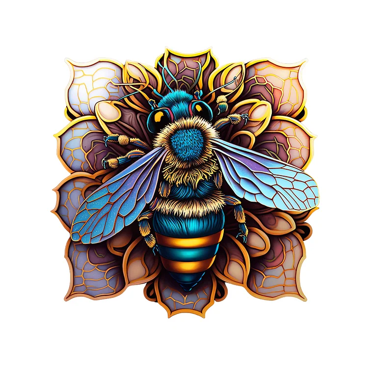 Bee Wooden Jigsaw Puzzle