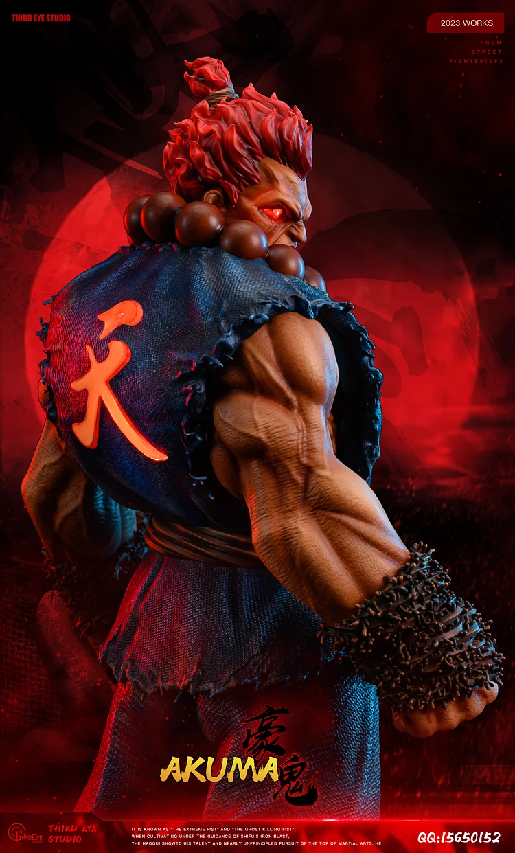 PRE-ORDER: Iconiq Studios Street Fighter V Akuma Sixth Scale