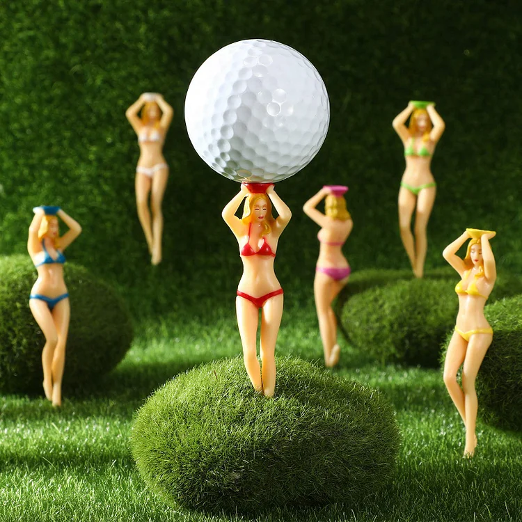 💝Funny Bikini Girl Golf Tees - tree - Codlins