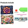 2pcs DIY Diamond Art Diamond Dot Card Pack Diamond Painting Coin Pouch (Mandala)