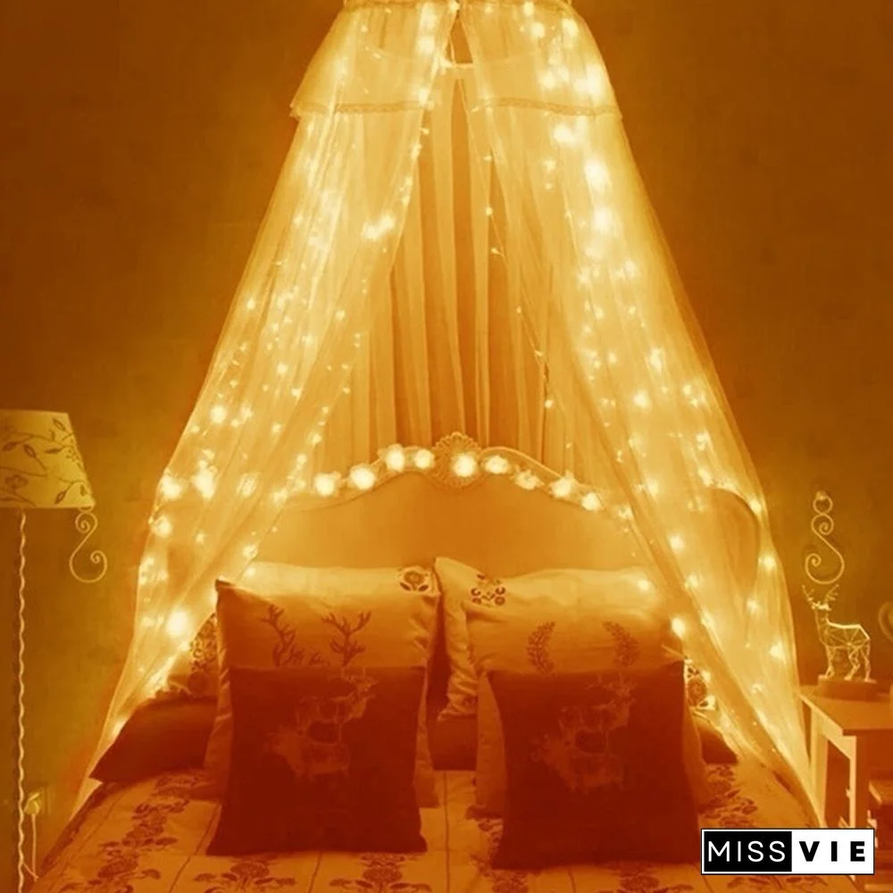 9 Colors 3Mx3M 300-LED Light Romantic Christmas Wedding Outdoor Decoration Curtain String Light