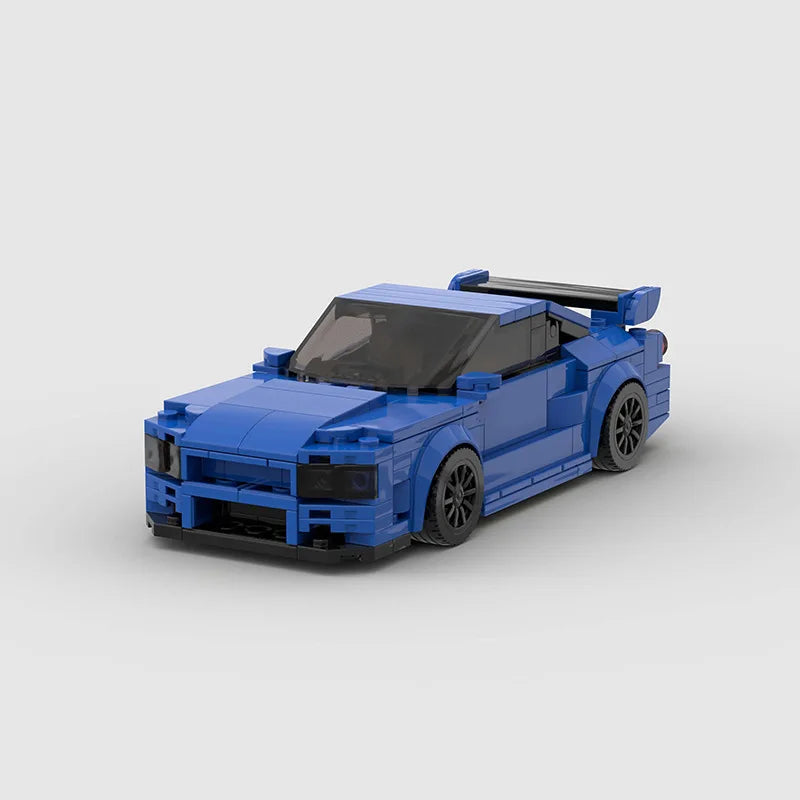 Nissan Skyline R34 Custom Car MOC LBS monstertoys