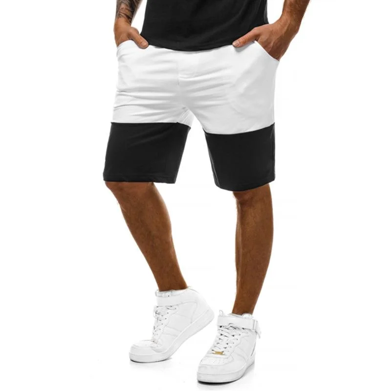 Sports Colorblock Drawstring Shorts